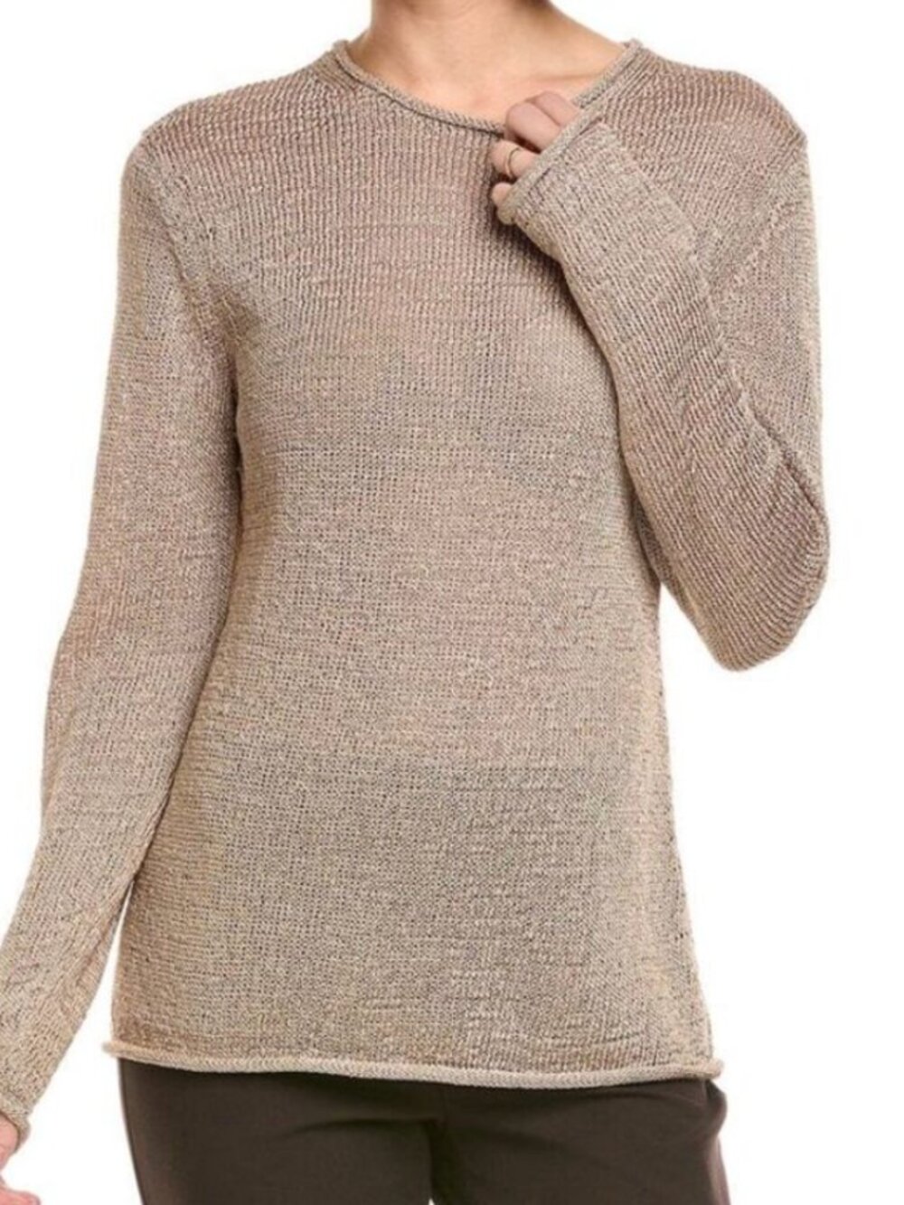 A.L.C. Ash Open Knit Sweater Sand